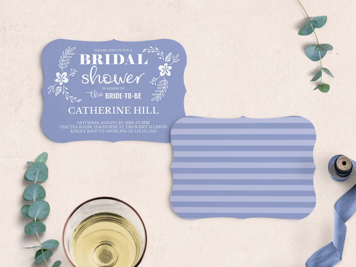 Save the Date Card with Optional Guest Addressing Service