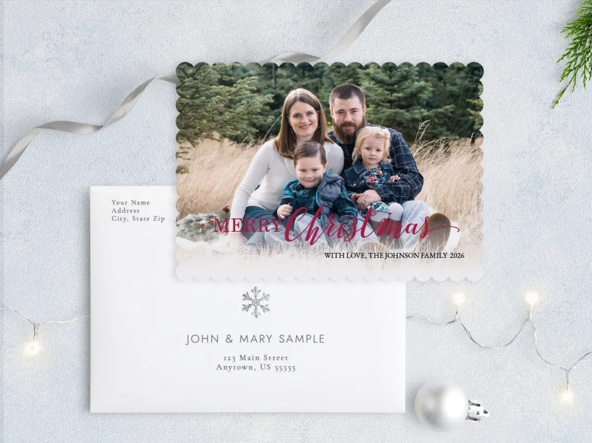 Front with Envelope Design