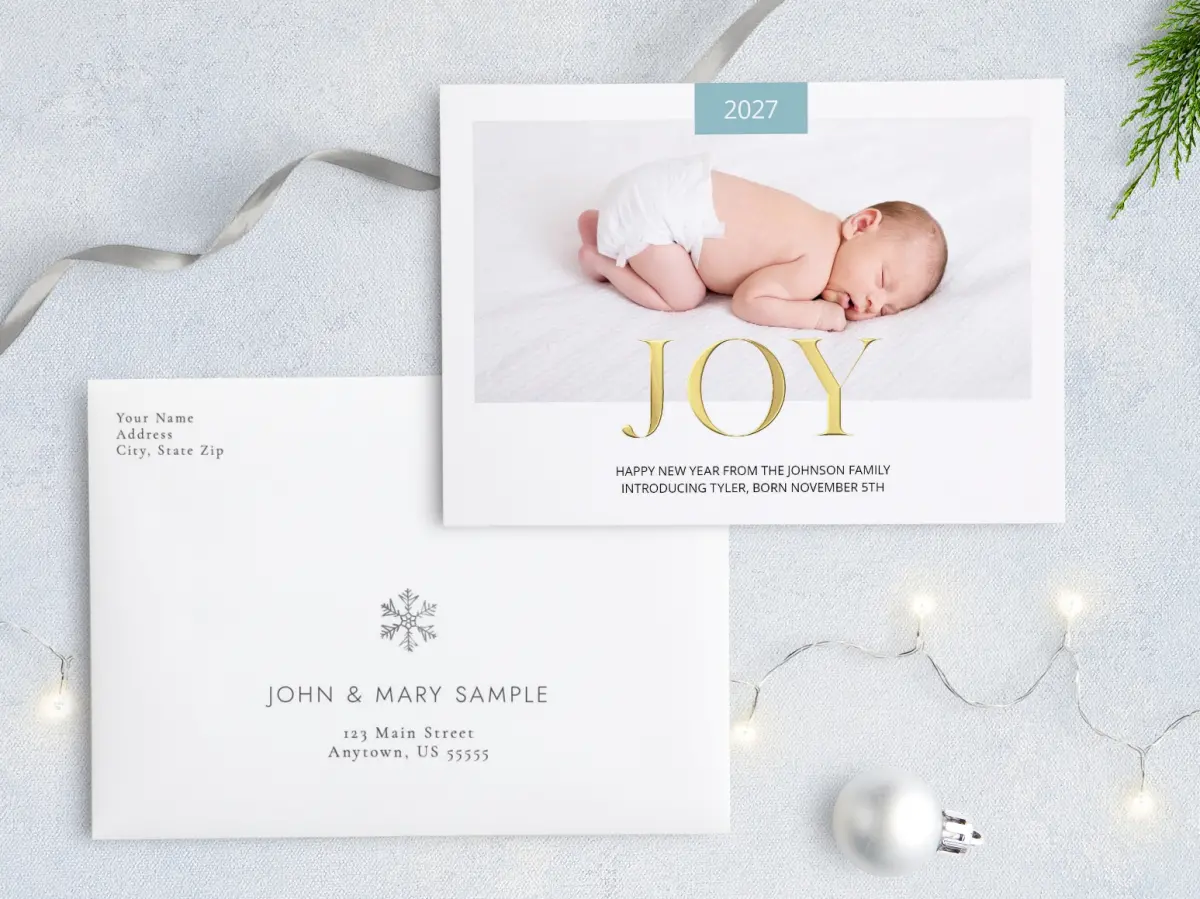 Front with Envelope Design