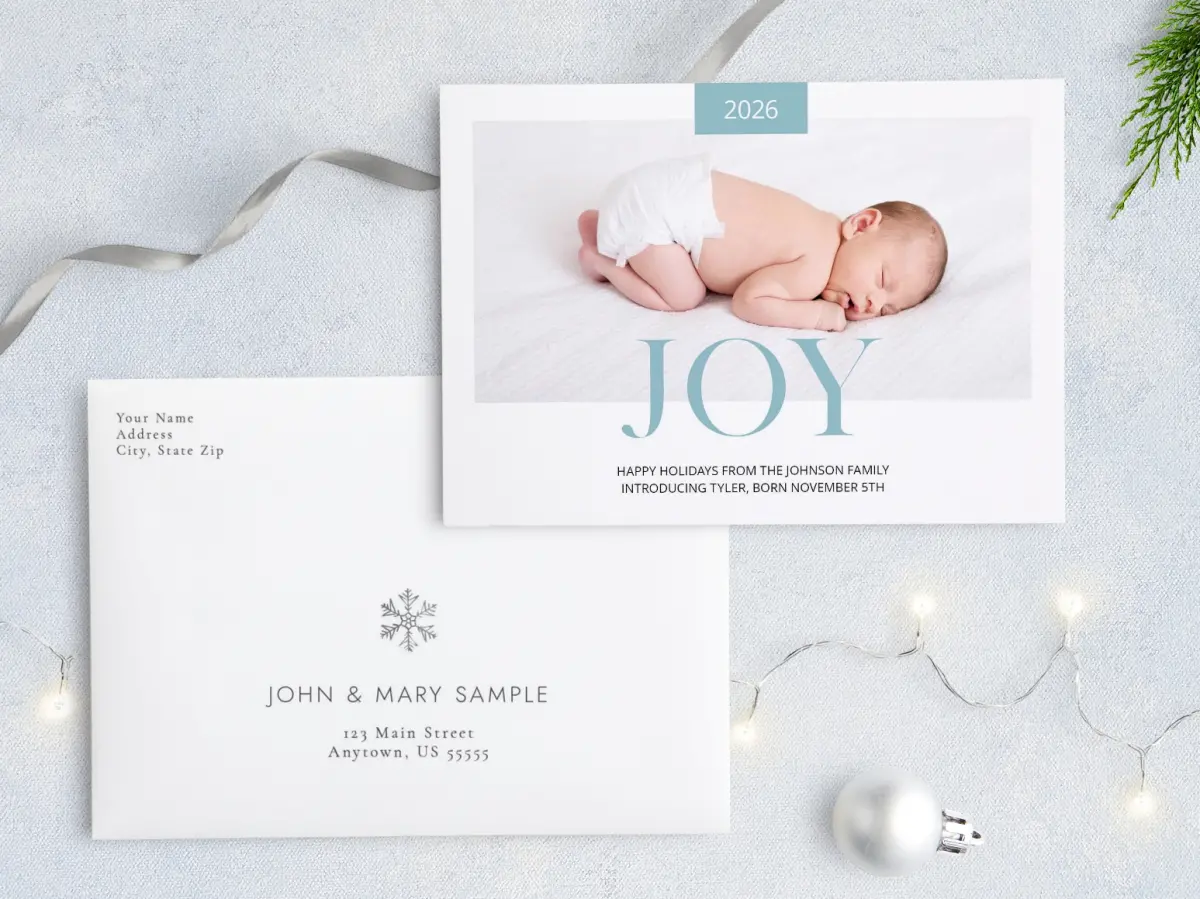 Front with Envelope Design
