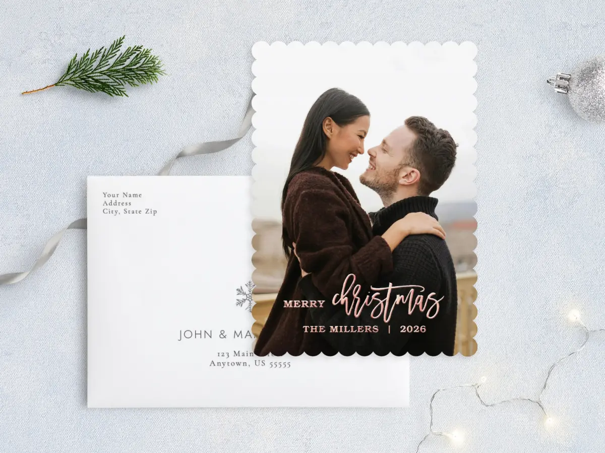 Front with Envelope Design
