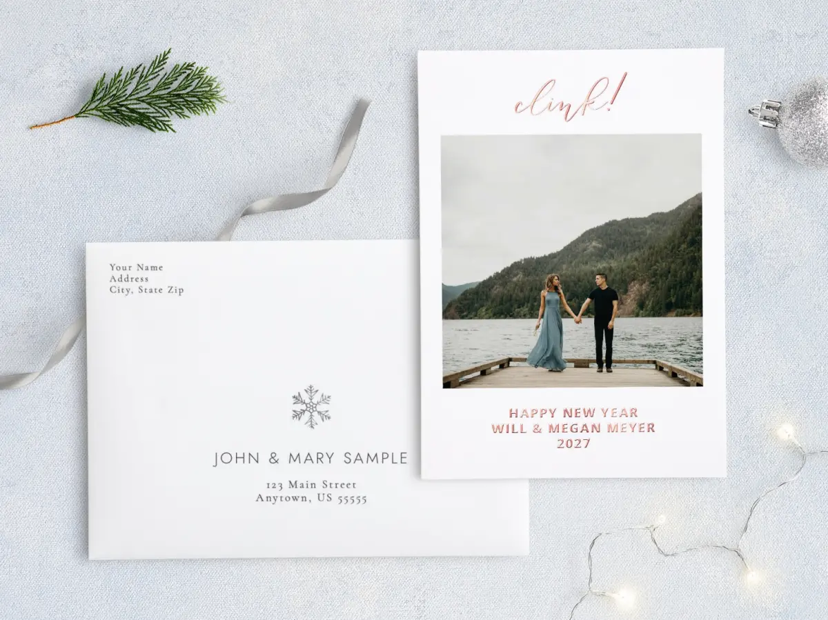 Front with Envelope Design