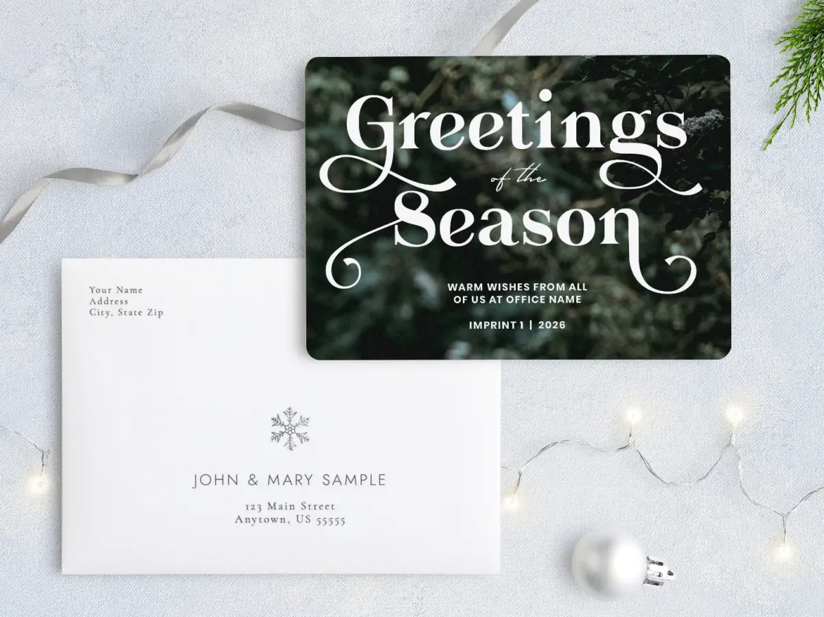 Front with Envelope Design