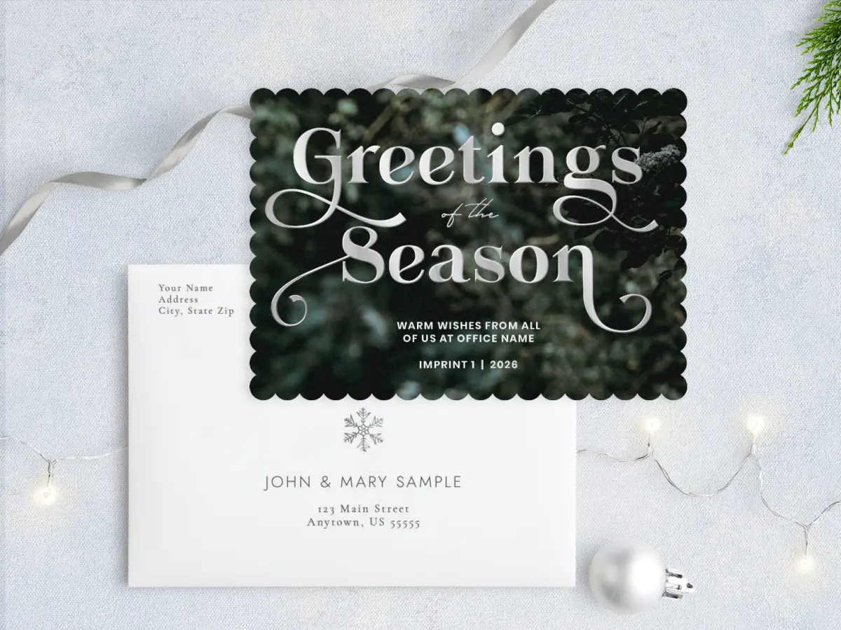 Front with Envelope Design