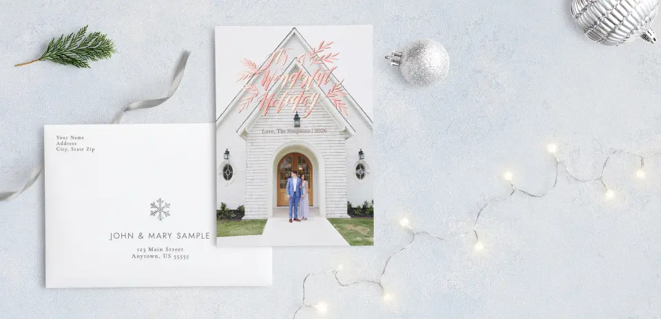 Front with Envelope Design