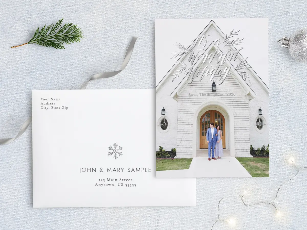 Front with Envelope Design