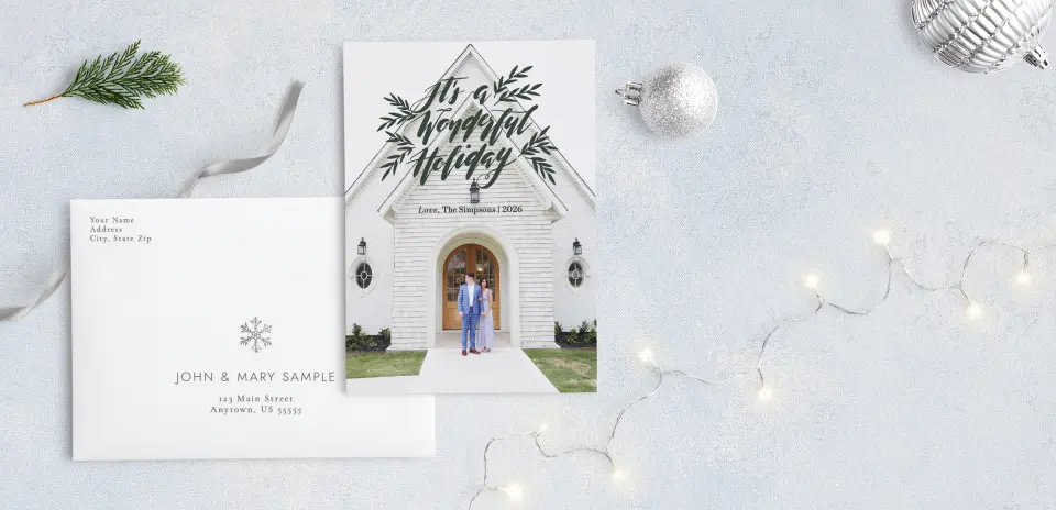 Front with Envelope Design