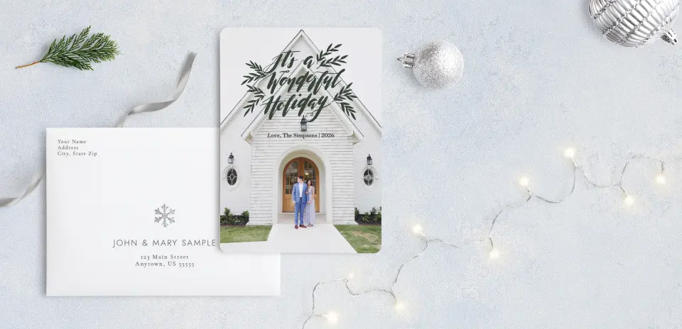 Front with Envelope Design