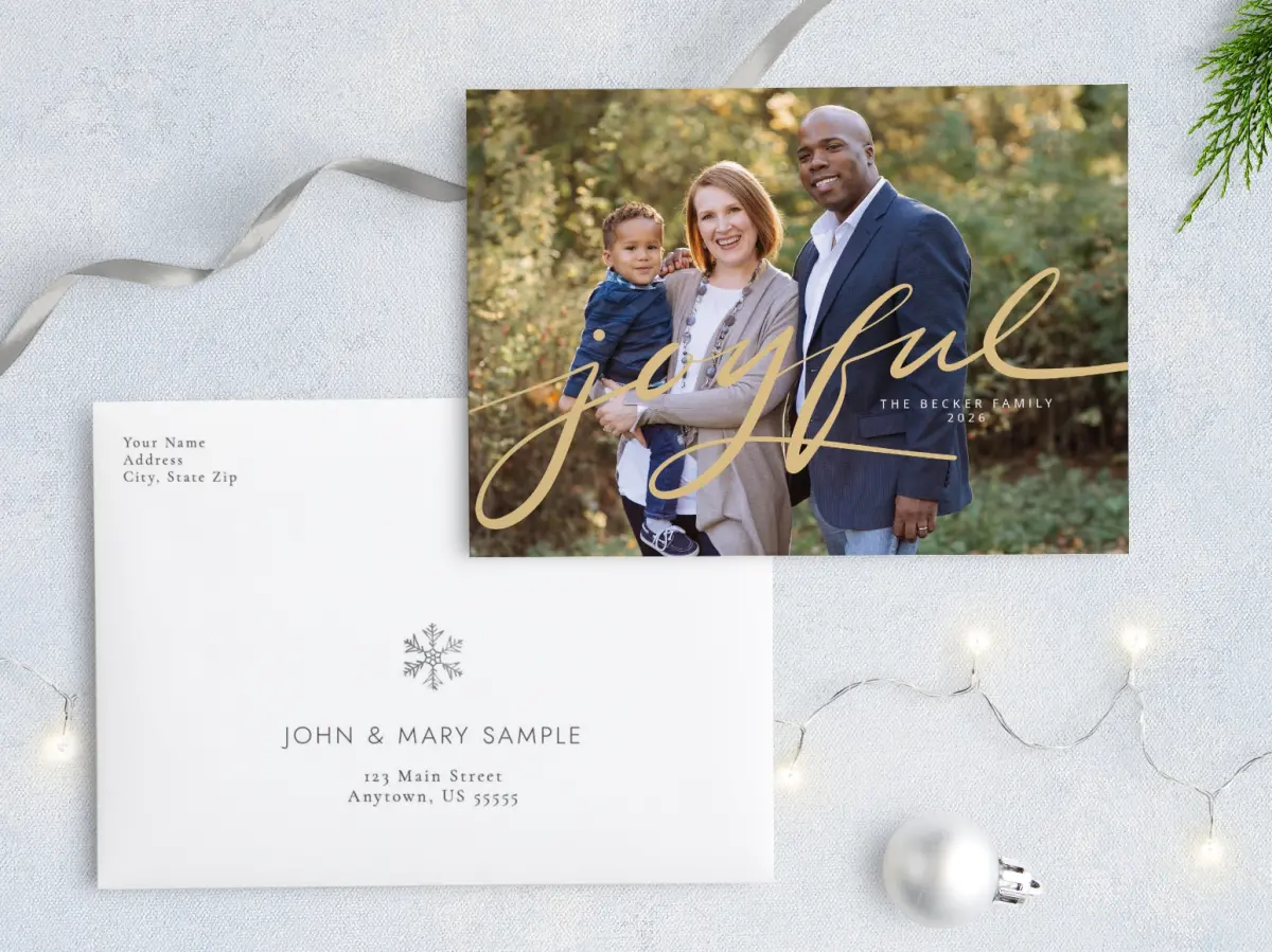 Front with Envelope Design