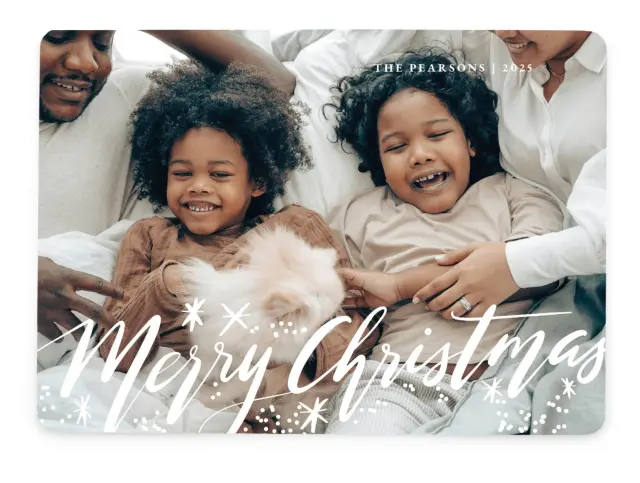 Merry Christmas Stars | Christmas Cards