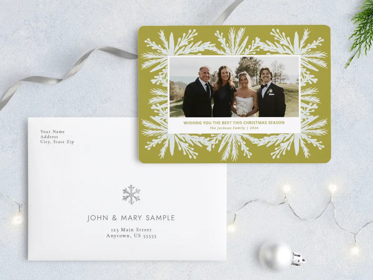 Front with Envelope Design