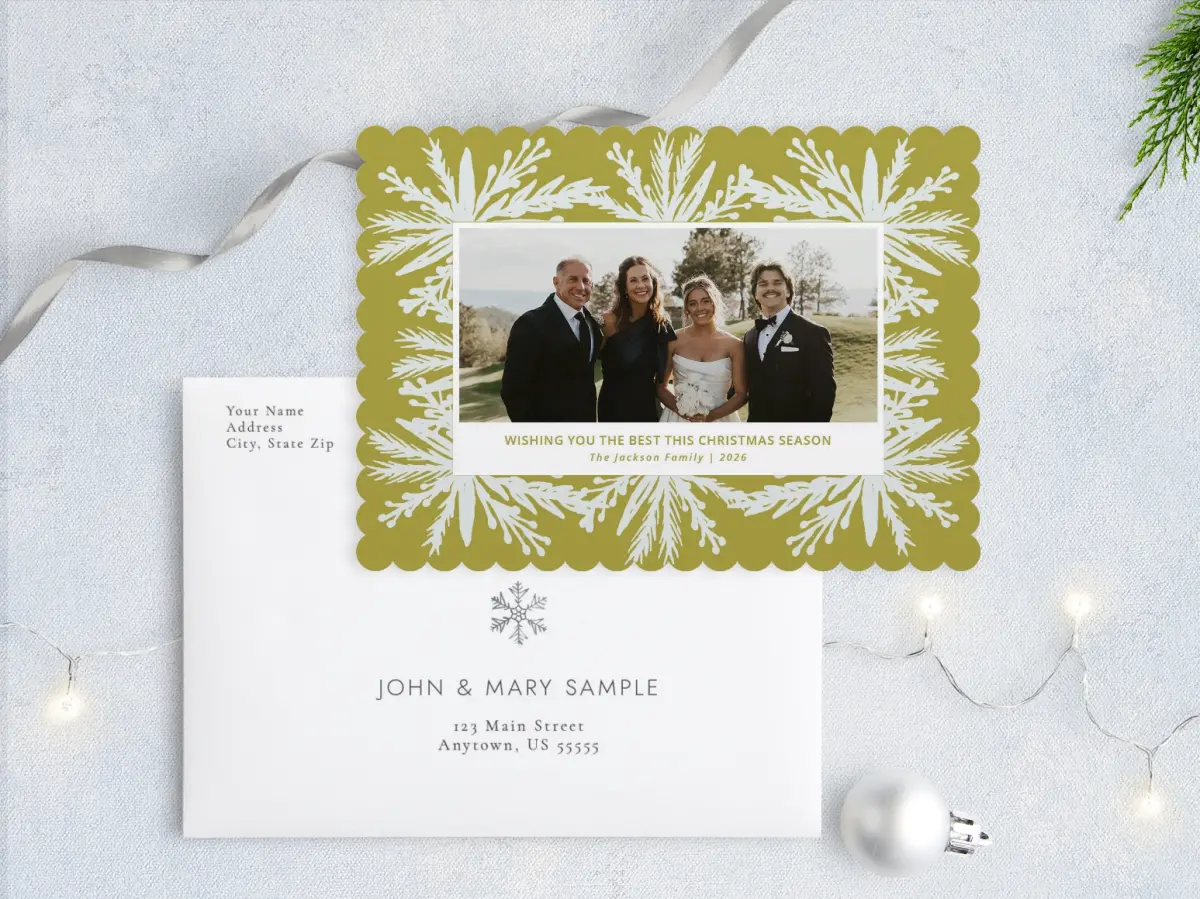 Front with Envelope Design