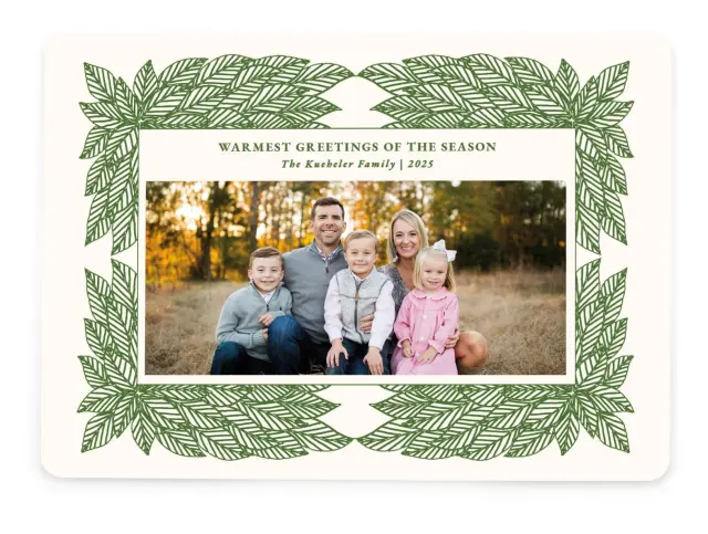 Peaceful Palms | Christmas Cards