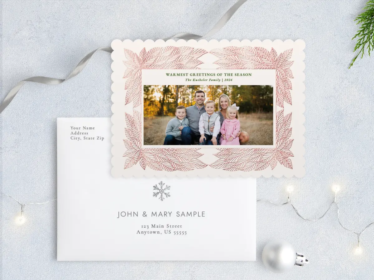 Front with Envelope Design