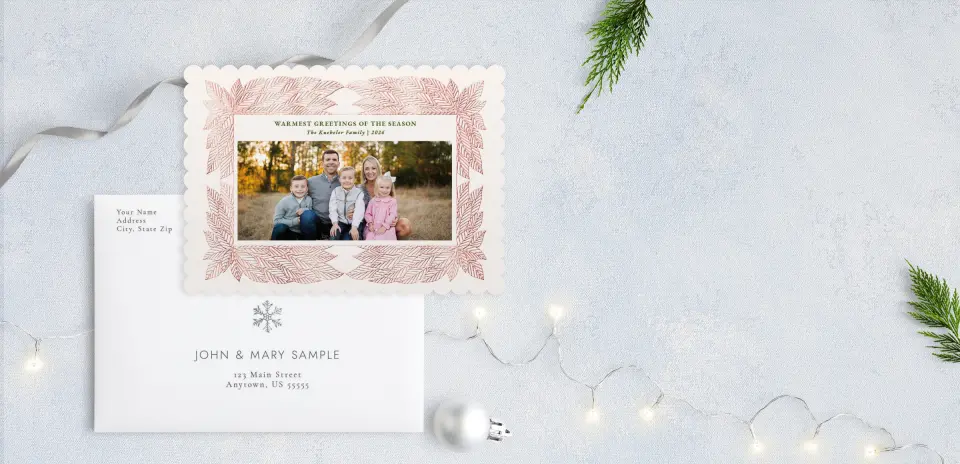 Front with Envelope Design
