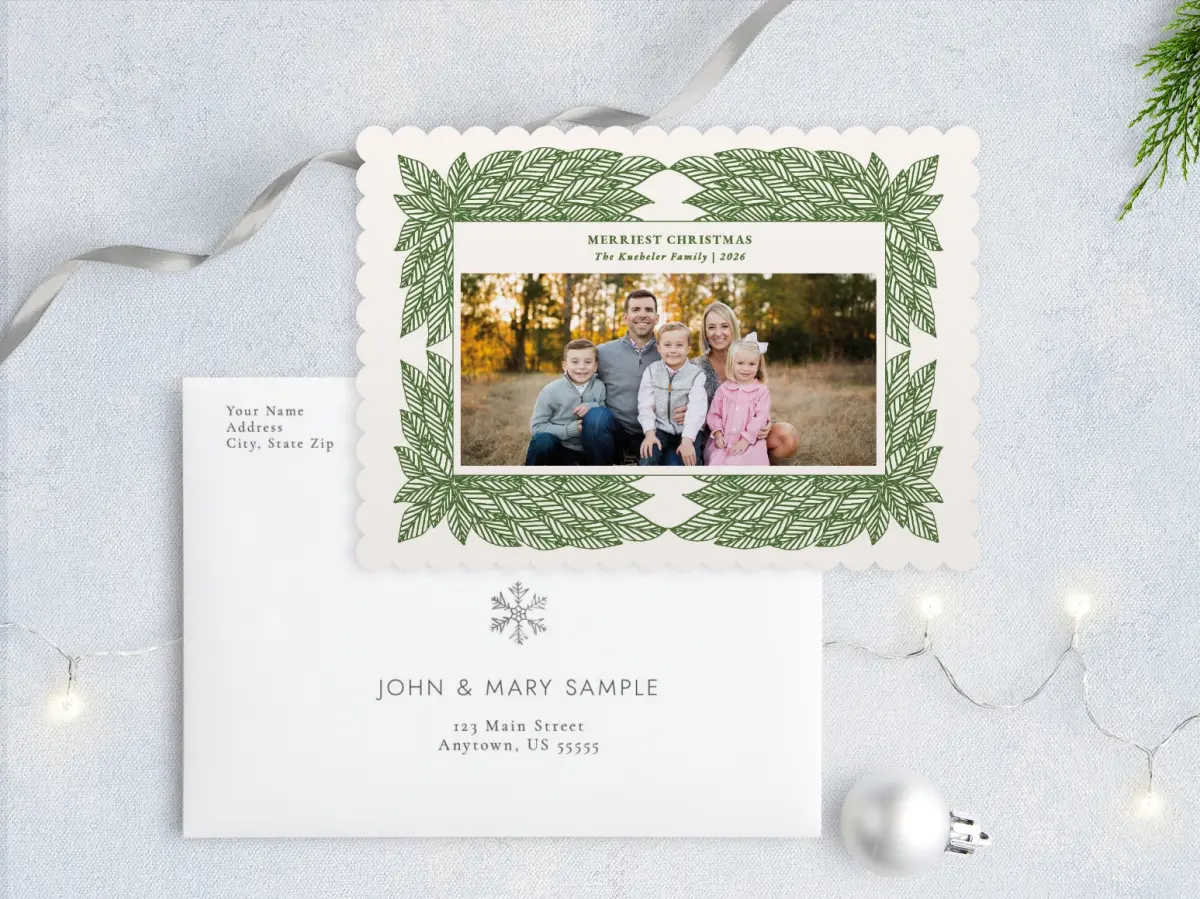 Front with Envelope Design