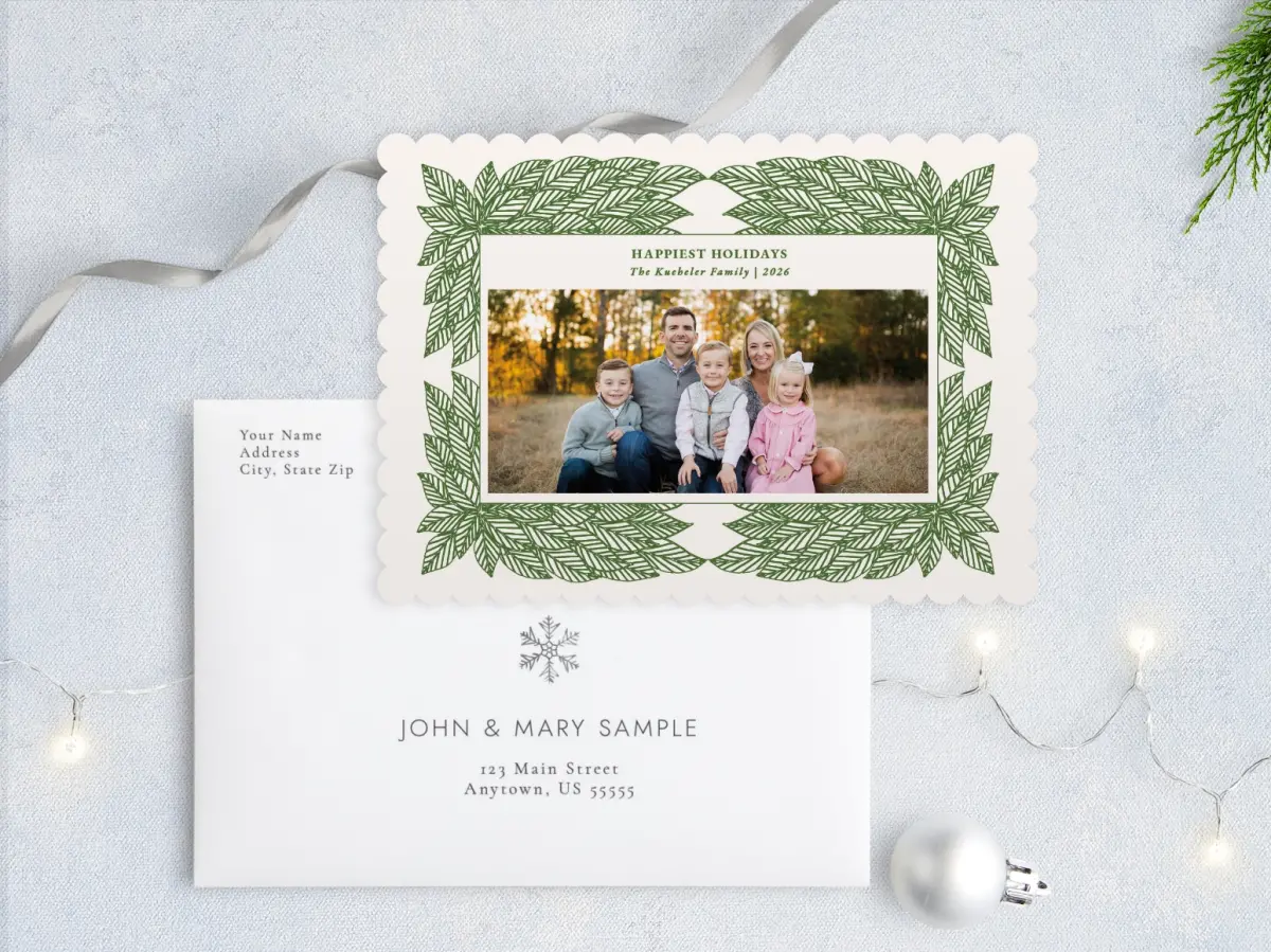 Front with Envelope Design