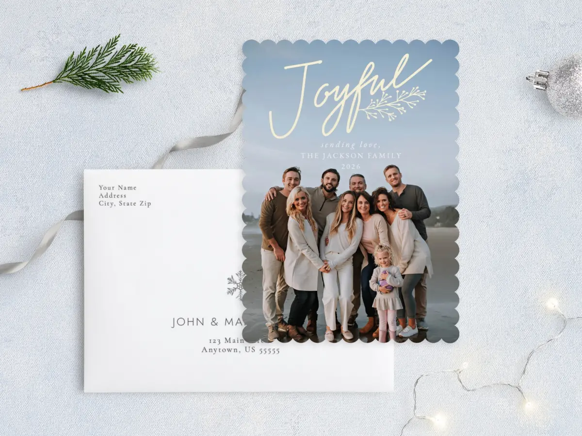 Front with Envelope Design