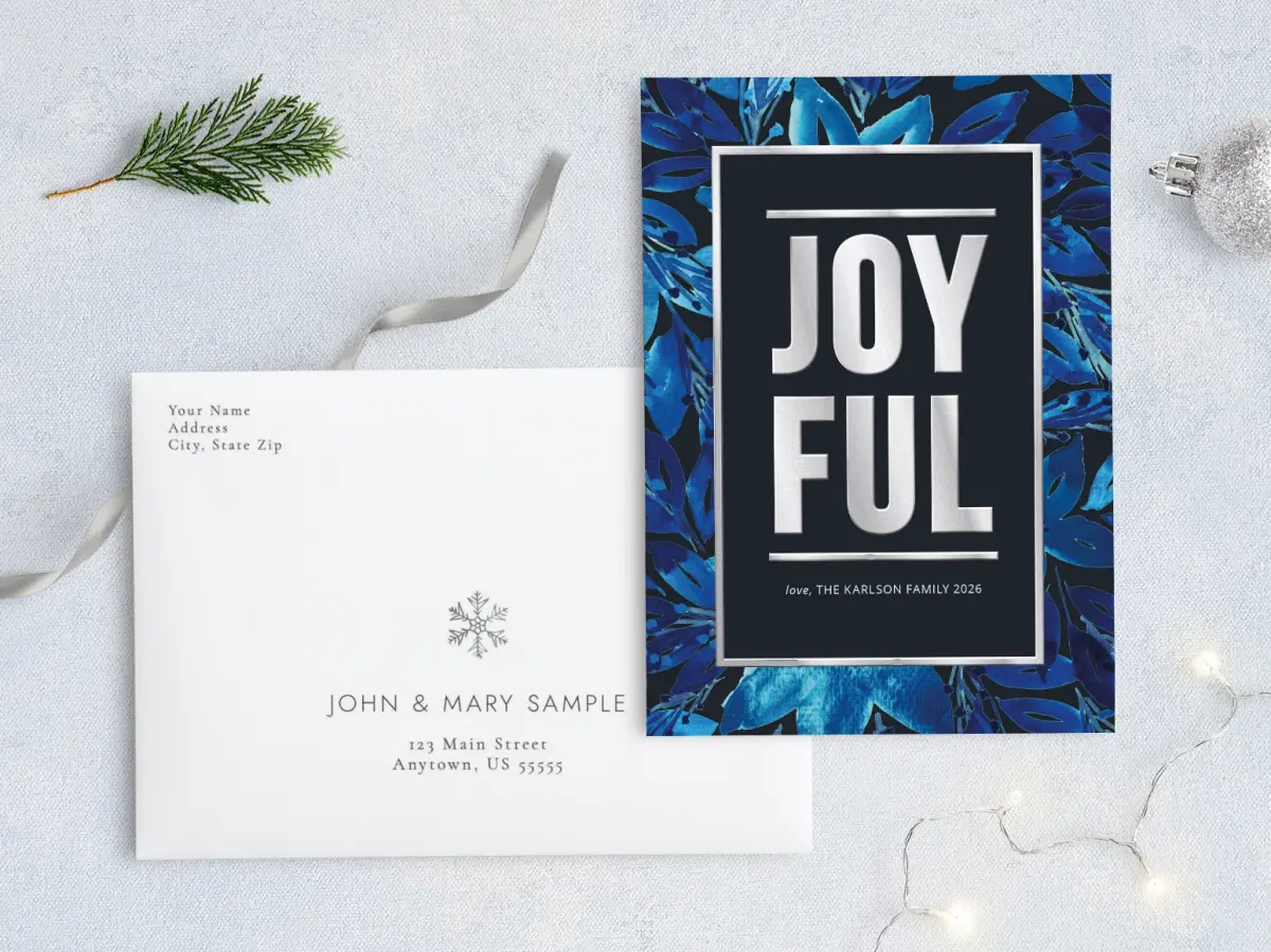 Front with Envelope Design