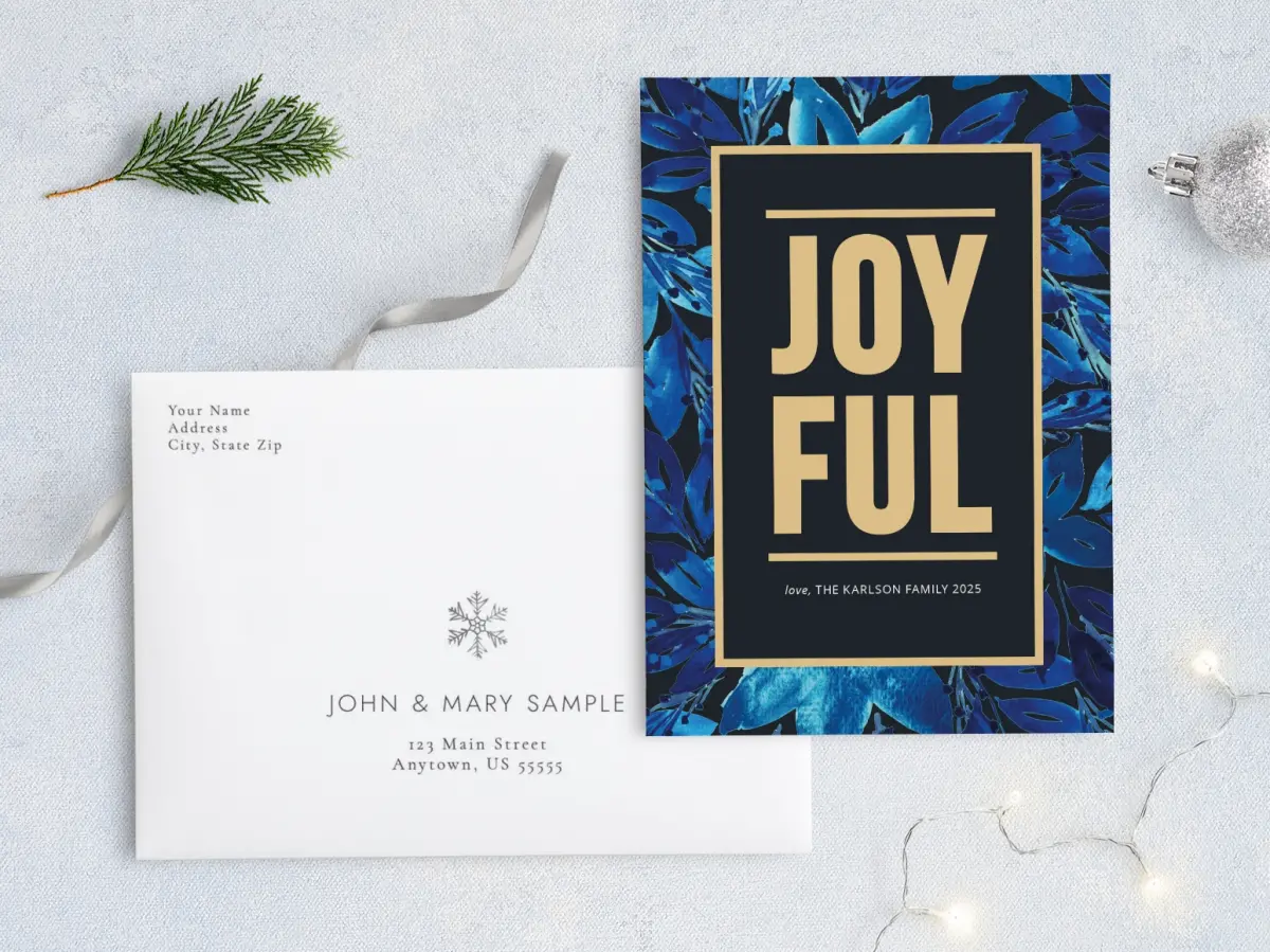 Front with Envelope Design