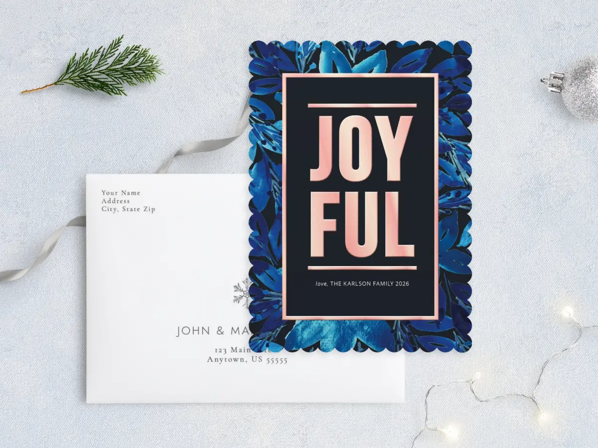 Front with Envelope Design