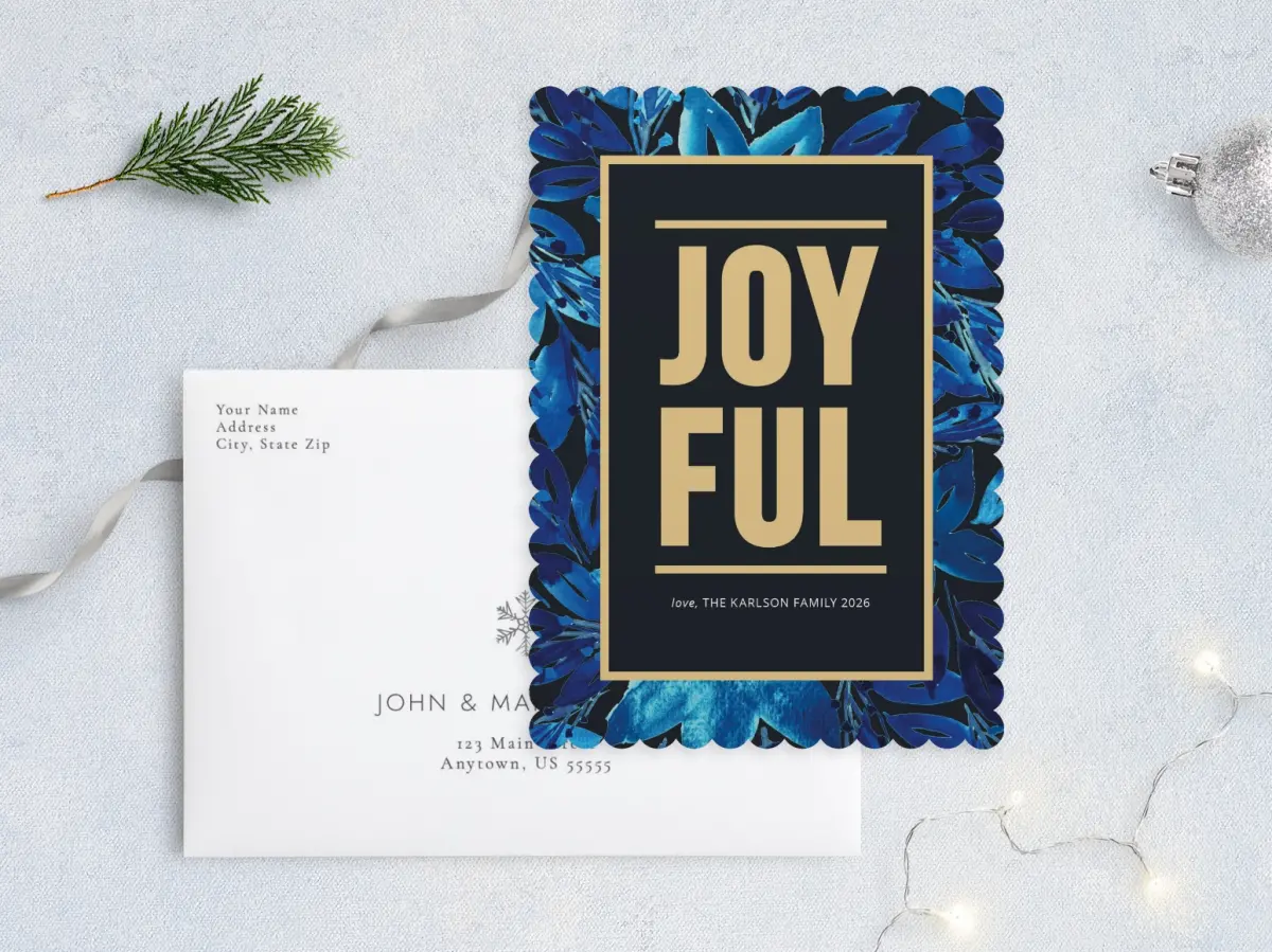 Front with Envelope Design
