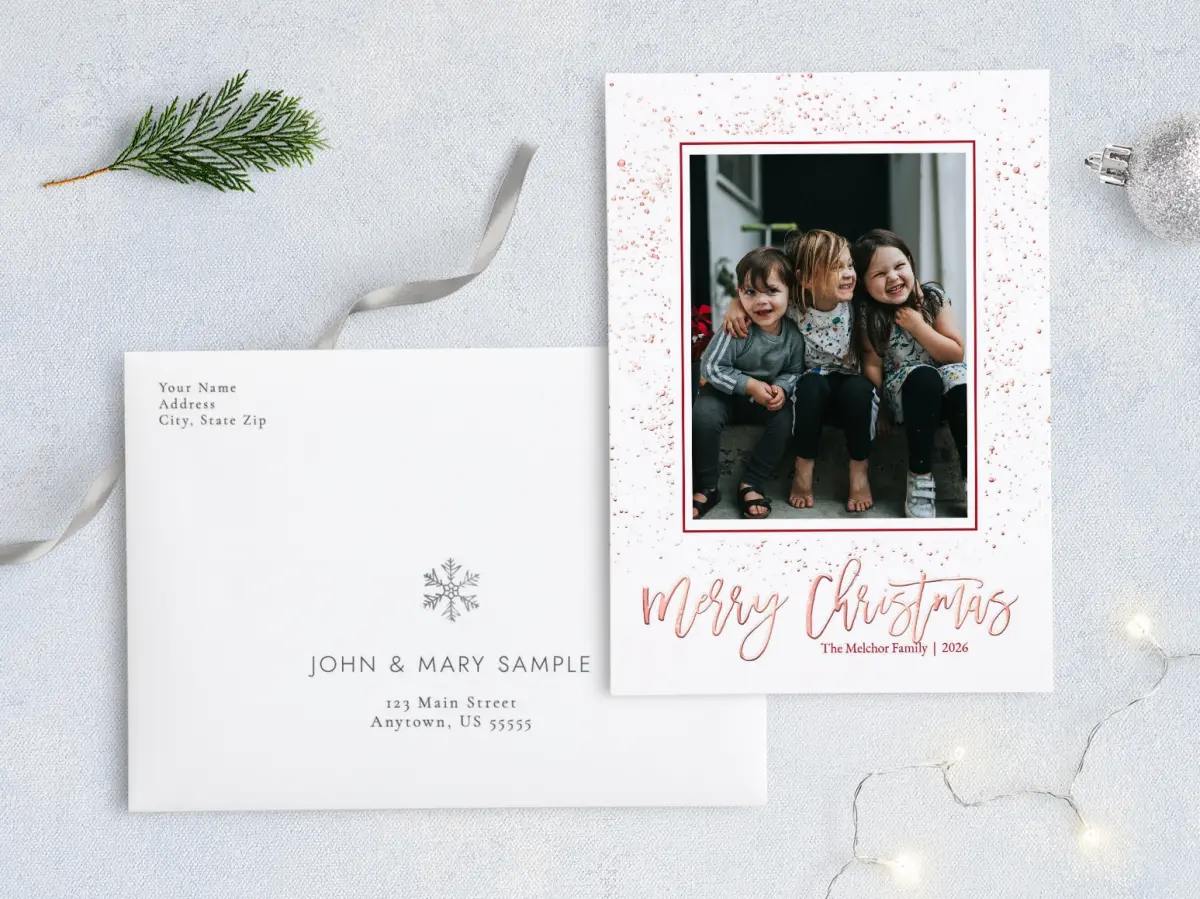 Front with Envelope Design