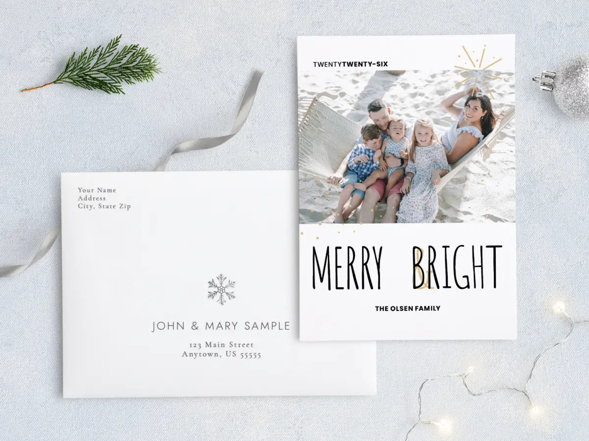 Front with Envelope Design