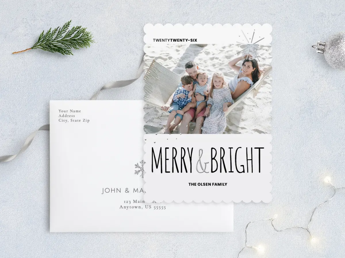 Front with Envelope Design
