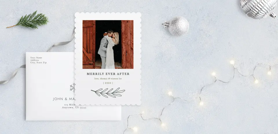 Front with Envelope Design
