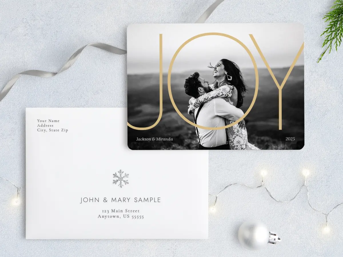 Front with Envelope Design