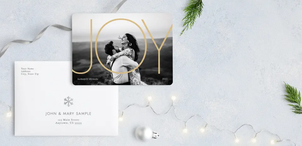 Front with Envelope Design