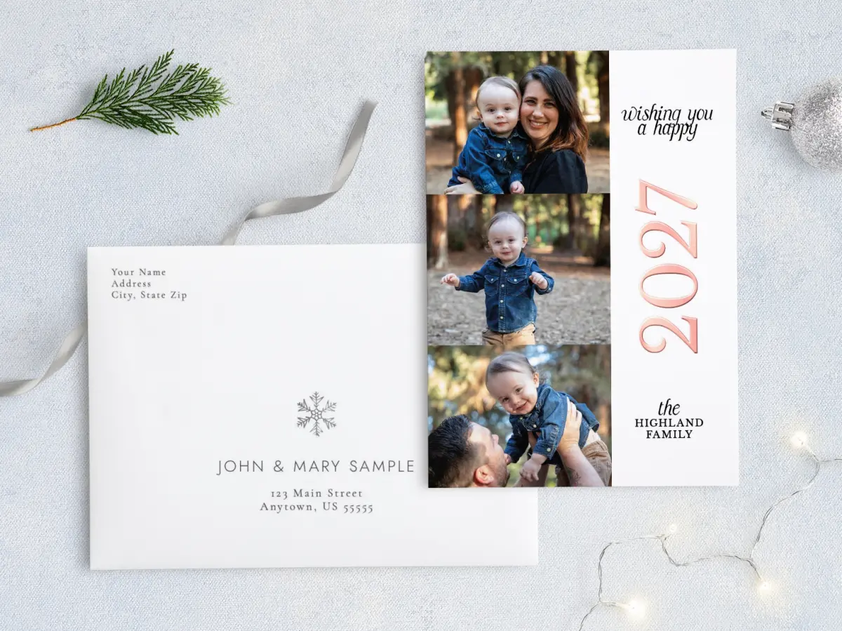 Front with Envelope Design