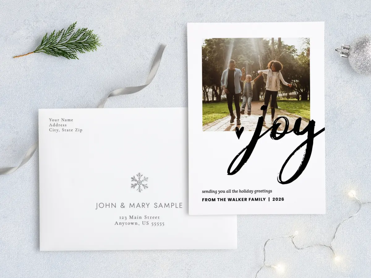 Front with Envelope Design