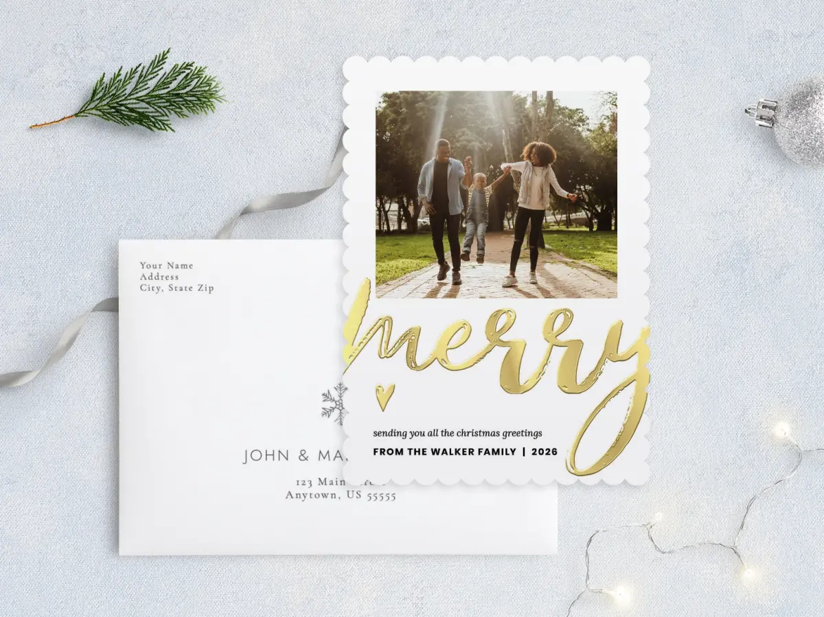 Front with Envelope Design