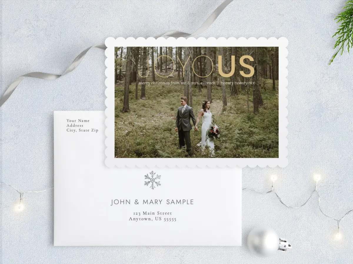 Front with Envelope Design