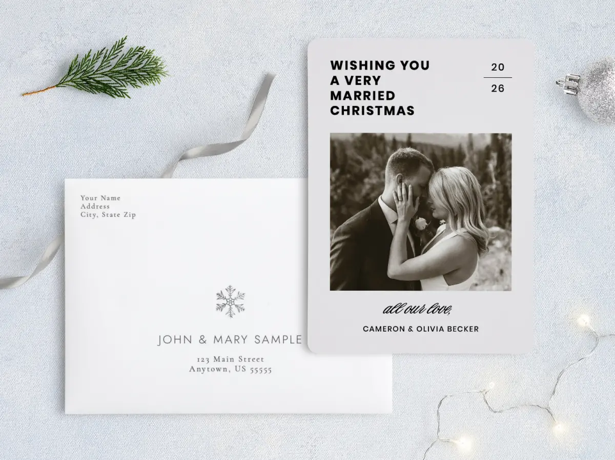 Front with Envelope Design
