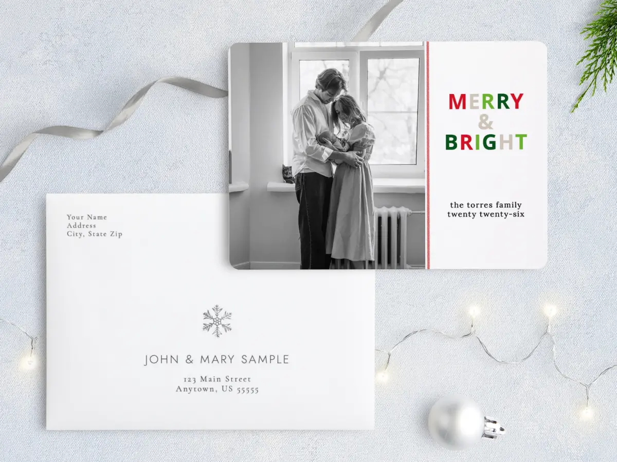Front with Envelope Design