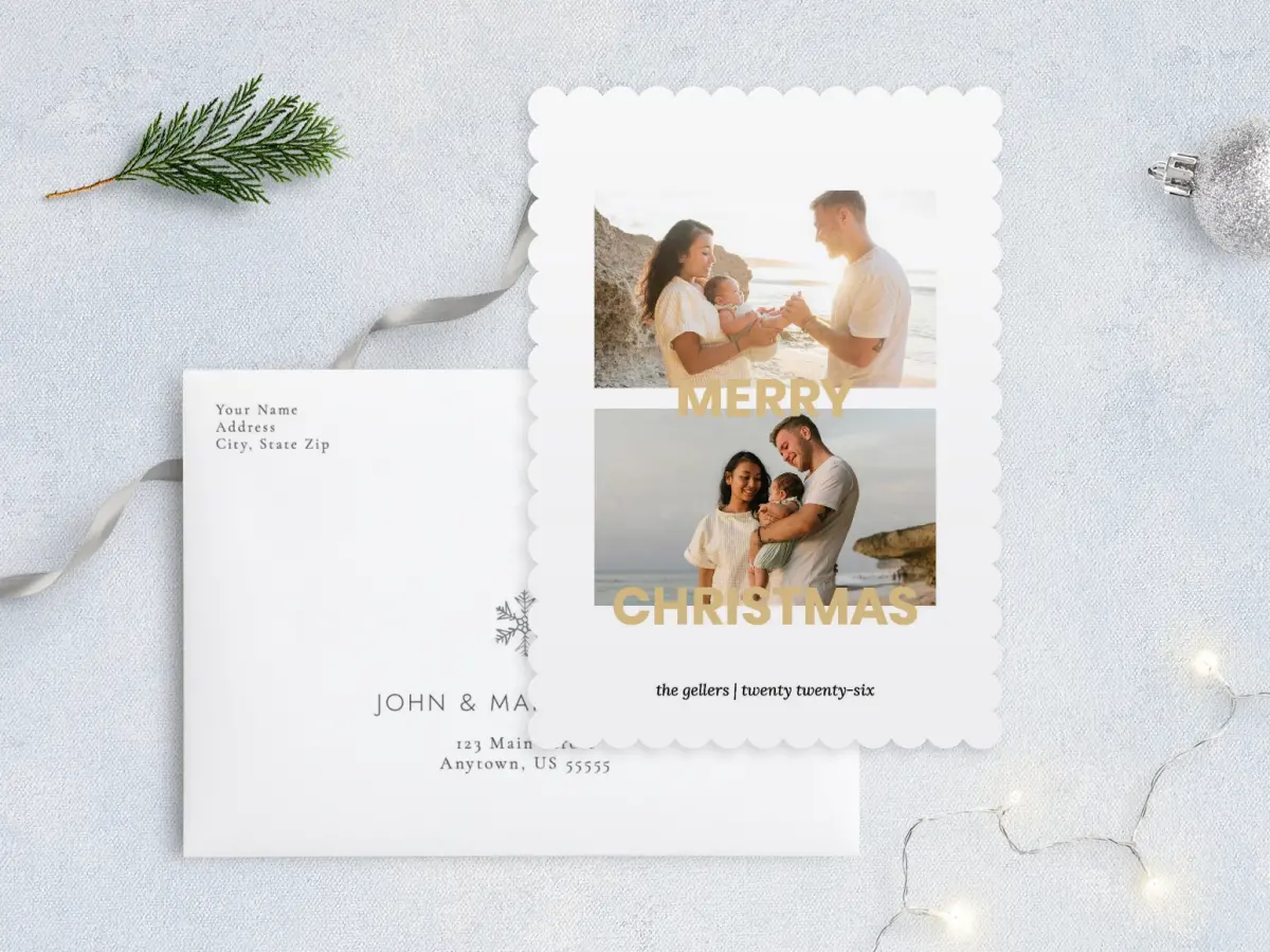 Front with Envelope Design