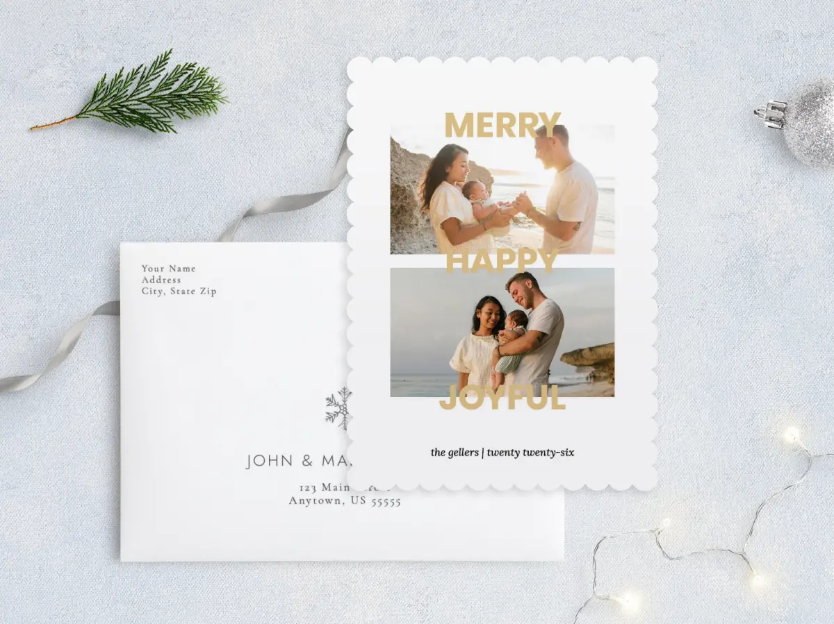 Front with Envelope Design