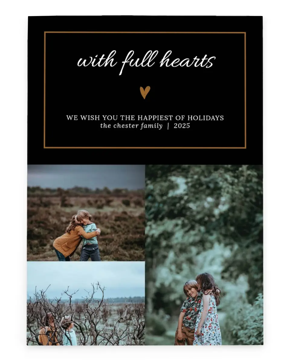 Full Hearts | Christmas Cards