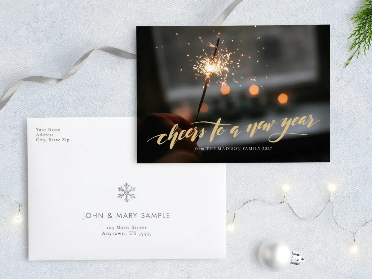 Front with Envelope Design