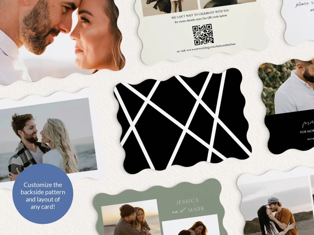 Back of Save the Date Card