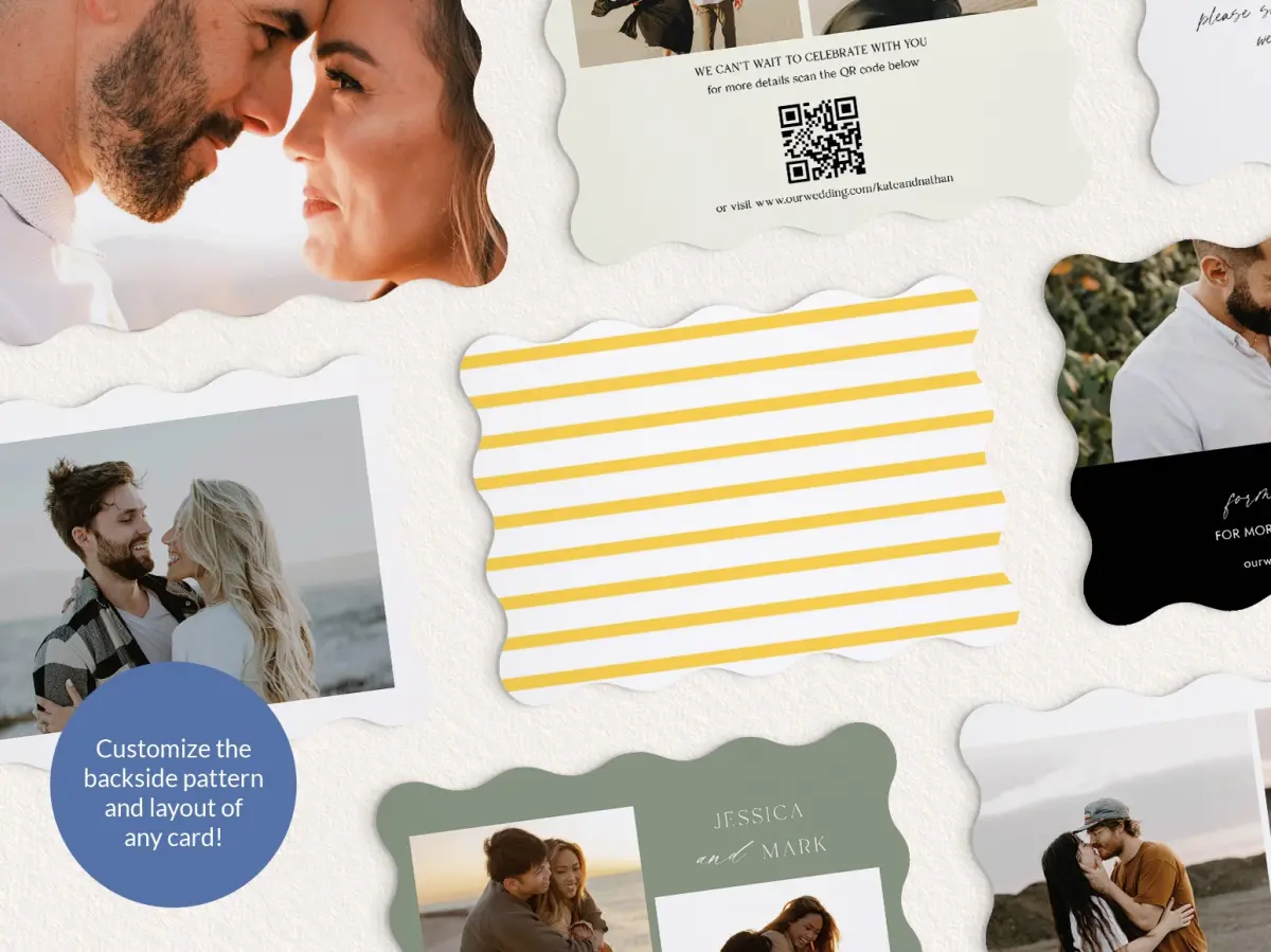 Back of Save the Date Card