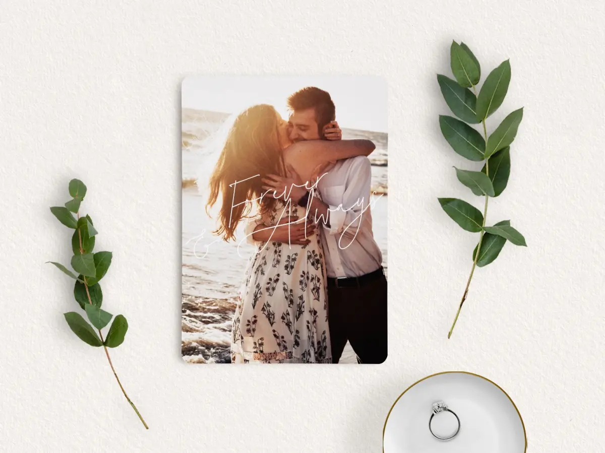 Save the Date Card with Optional Guest Addressing Service