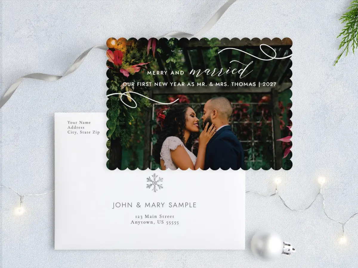 Front with Envelope Design
