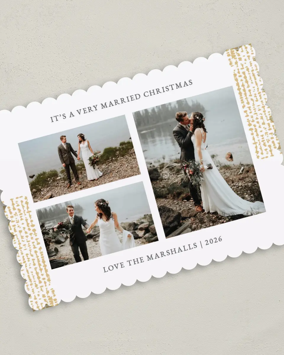 This is a 5" x 7" Christmas Card called Abundant Love printed in full color on Premium Smooth paper on Premium Smooth paper on Premium Smooth paper