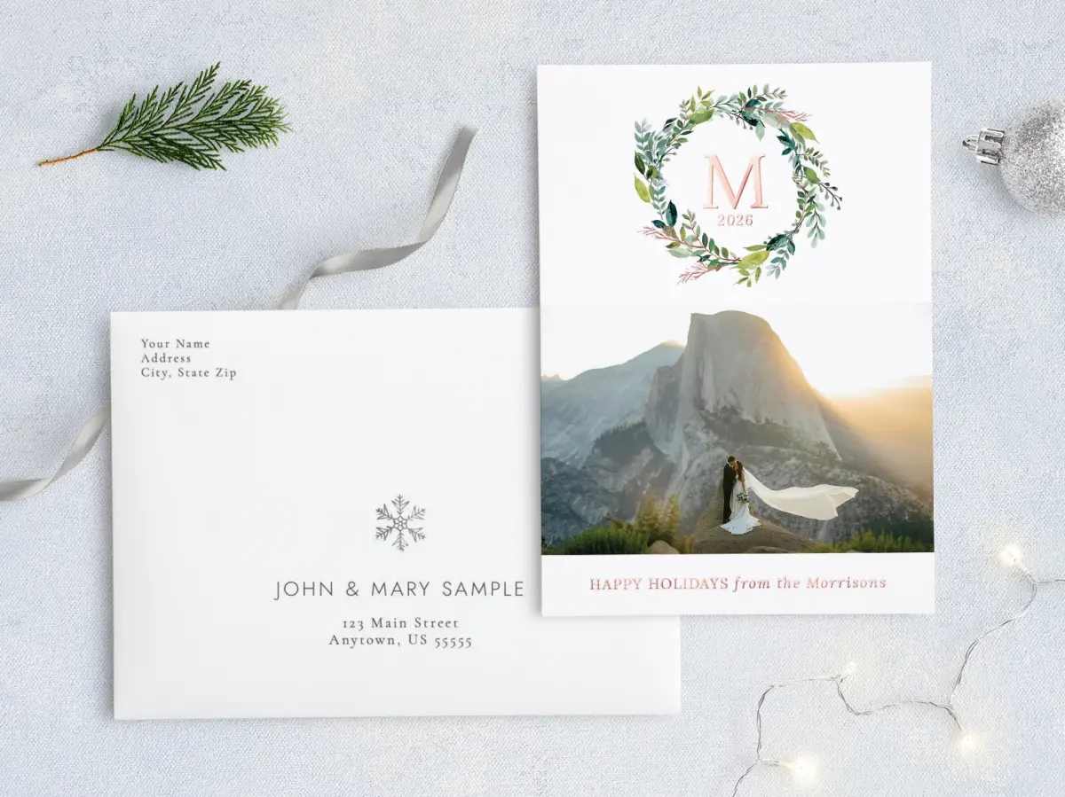 Front with Envelope Design