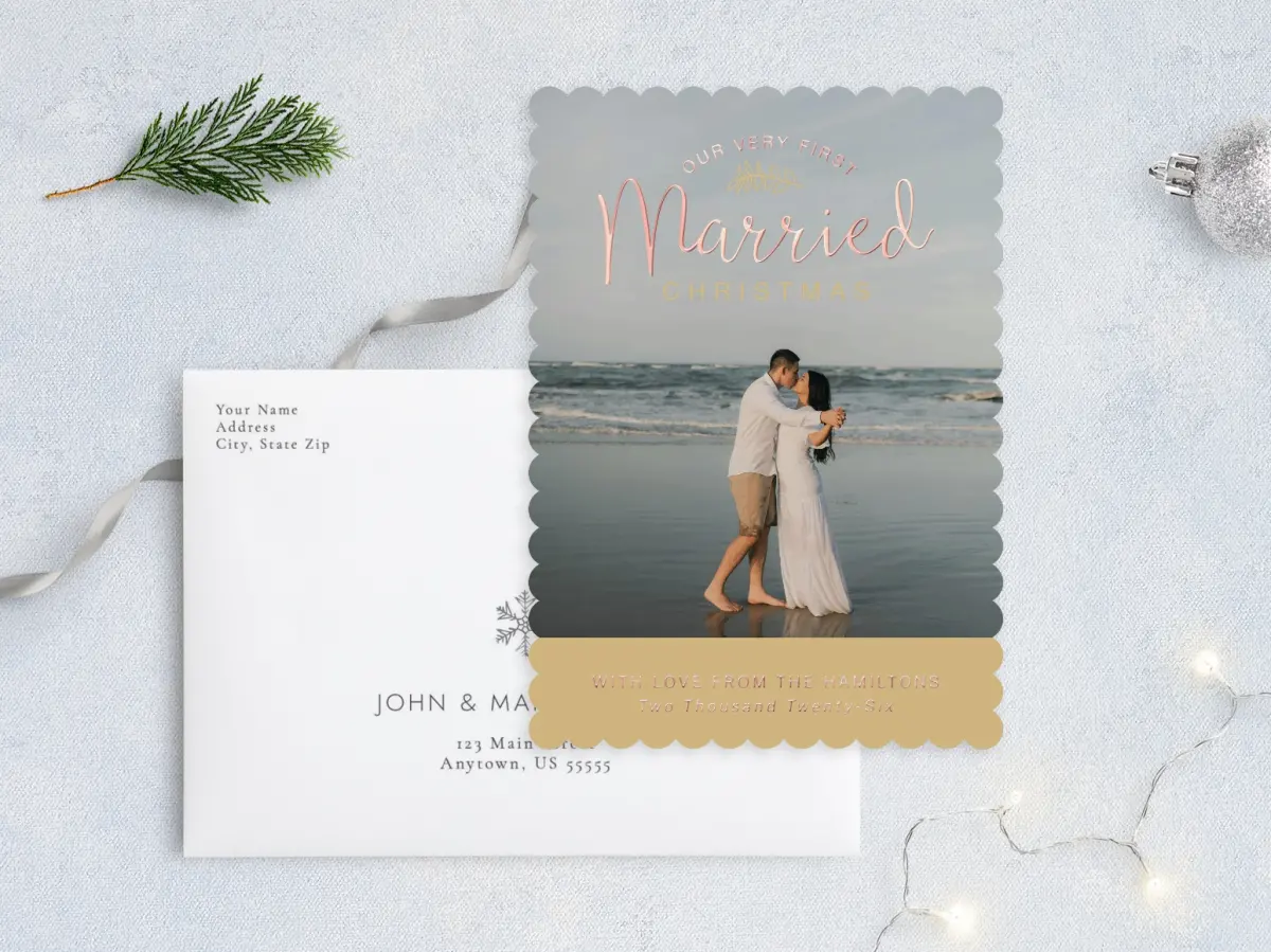 Front with Envelope Design