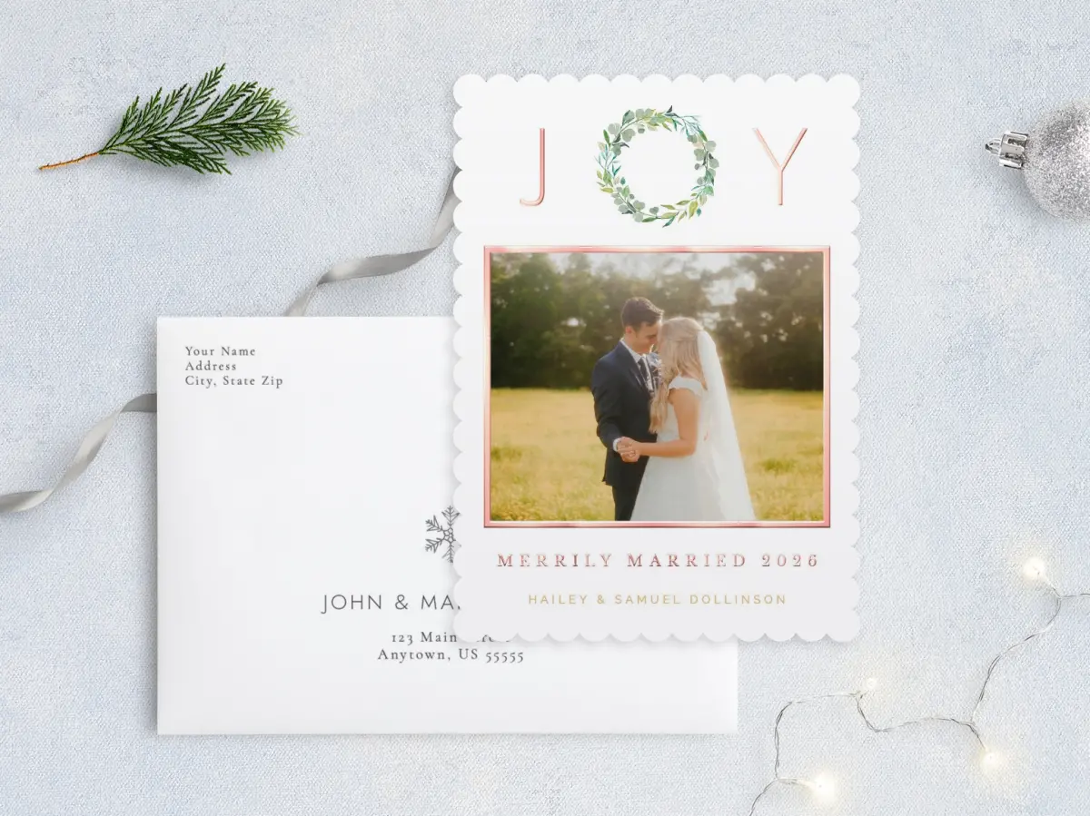 Front with Envelope Design